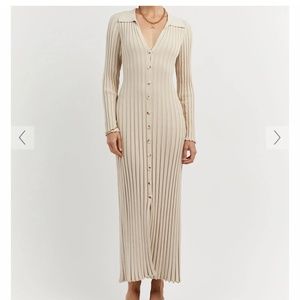 DISSH RHODES STONE SLEEVED DRESS